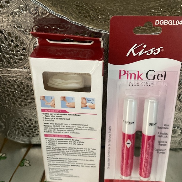 Kiss press on nails, acrylic, natural nails, coffin seamless fits 24 ct/ glue - Picture 3 of 3